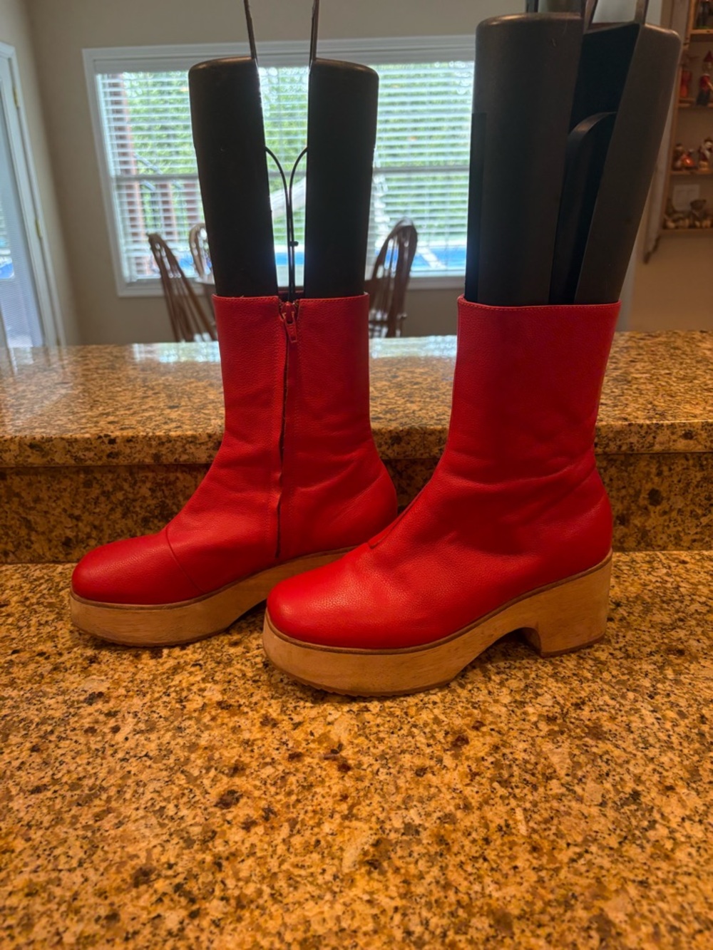 Charlotte Stone Isla boots in Vamp (Red) size 10 dopamine dressing stylish chic - Picture 6 of 13